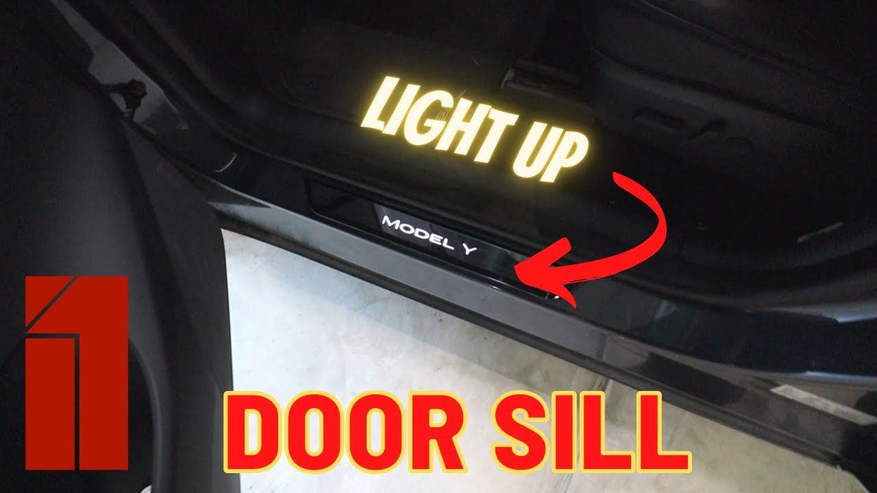 Light Up Door Sills Tesla Model 3 + Y YouTube