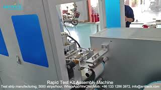 Rapid Test Kit Assembly Machine For Lateral Flow Test Strip Manufacturing - Rapid Test Assembly