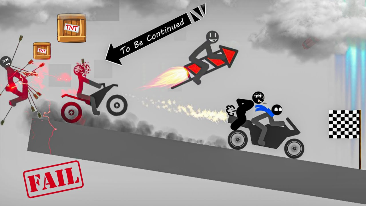 Best falls stickman dismounting (part-1)