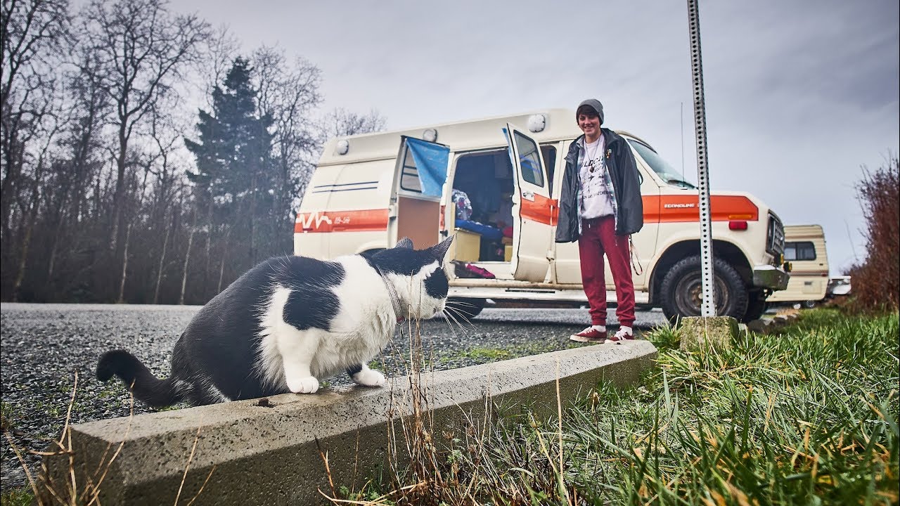 Solo Female Van Life with a Cat / Living in a Converted Ambulance Full