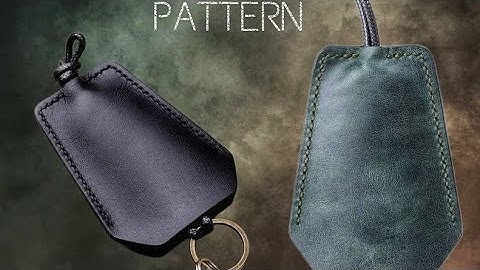 How to make leather keychain holder