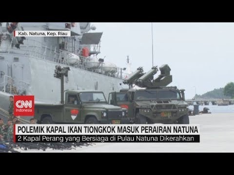 Kapal Tiongkok Masuk Natuna, TNI Siaga Tempur