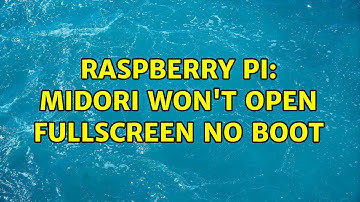 Raspberry Pi: Midori won