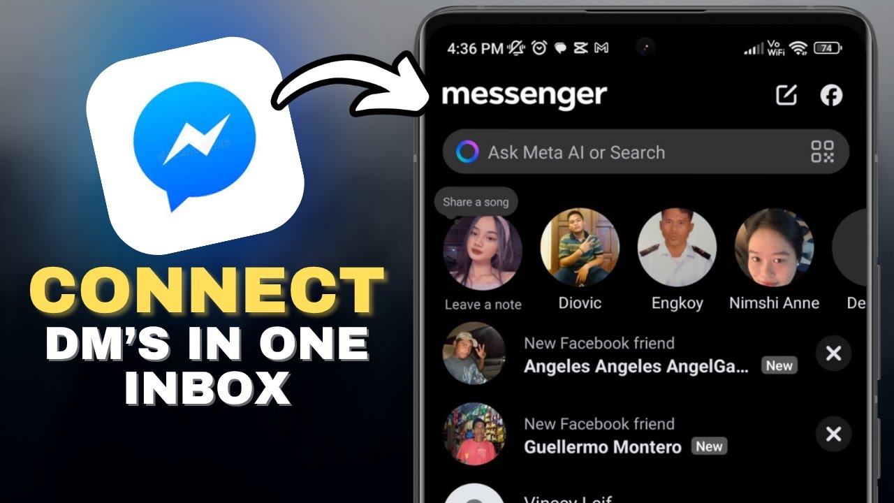 How to Connect Instagram DMs and Messenger in One Inbox in SECONDS!