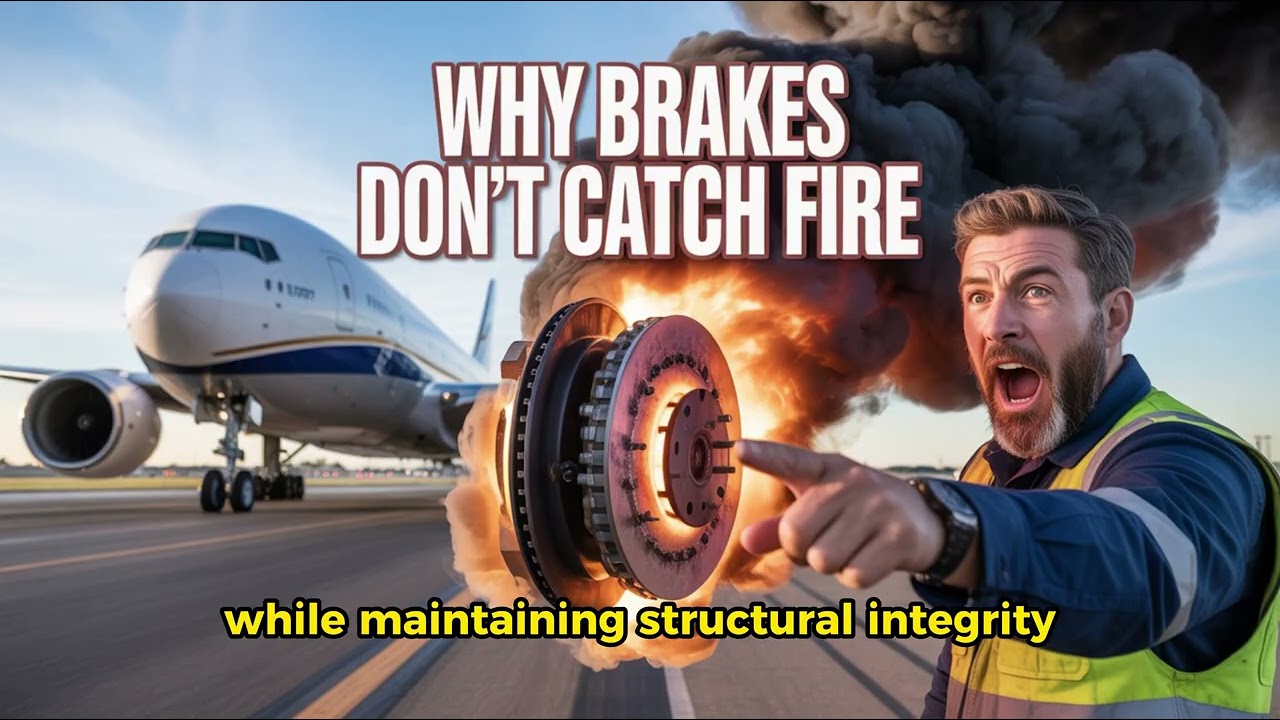 Why Aircraft Brakes Don't Catch Fire at 1500°F   Engineering Secrets