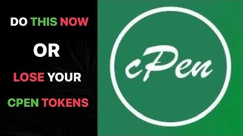 $CPEN TOKEN NOT RECEIVED ON TRUST WALLET OR METAMASK? DO THIS NOW