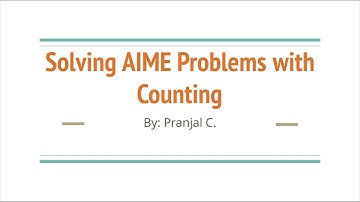 Solving AIME Problems with Counting