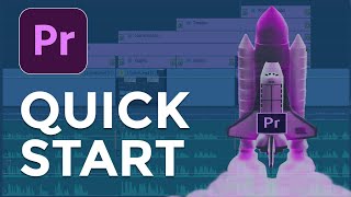 Adobe PREMIERE PRO QUICK START (15-Minute Tutorial for BEGINNERS)