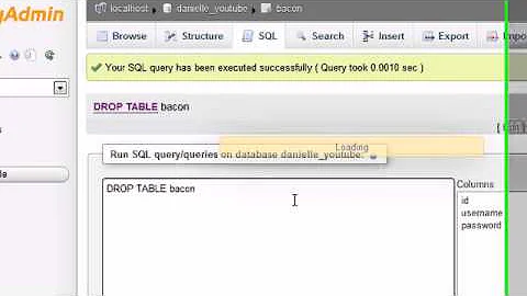 MySQL Database Tutorial - 31 - ALTER / DROP / RENAME TABLE