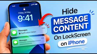 How to Hide Message Content on LockScreen on iPhone