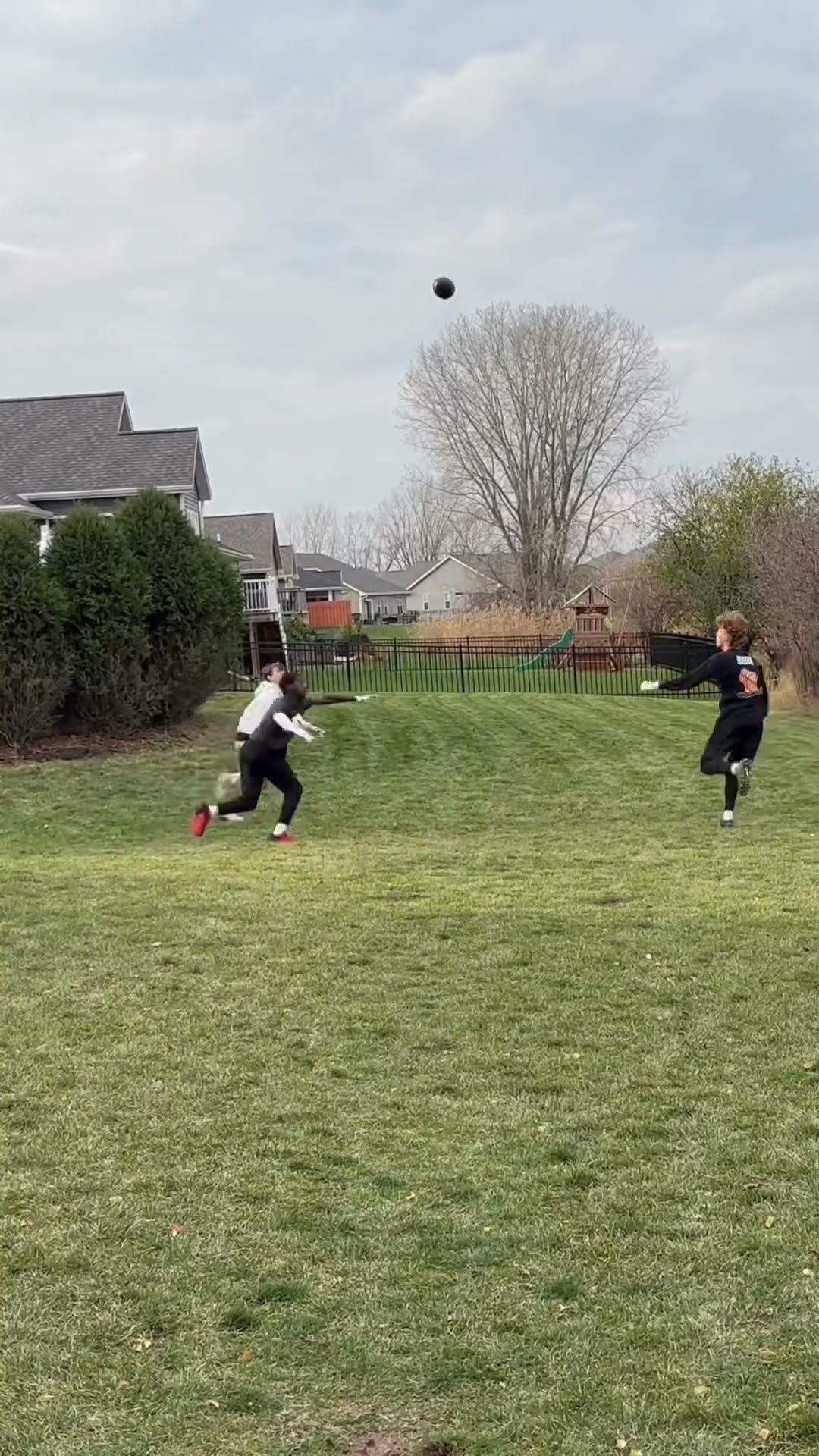 Alec makes the diving catch for the crazy touchdown?!! #football #sports #shorts #nfl #fyp #viral