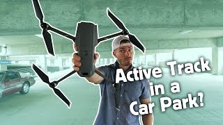 Can the Mavic 2 Pro Active Track in a Car Park