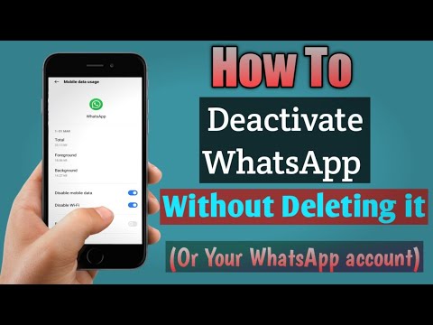 How To Take A Break From WhatsApp Without Deleting it|| How To
