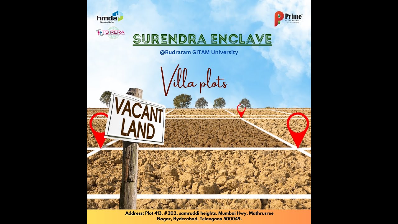 hmda-approved-villa-plots-rudraram-youtube