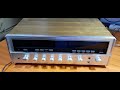 apresentação receiver sansui seven,  em estado de novo