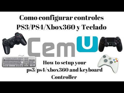 Como configurar cemu control ps4|ps3|Xbox360 y teclado | How to setup cemu controller