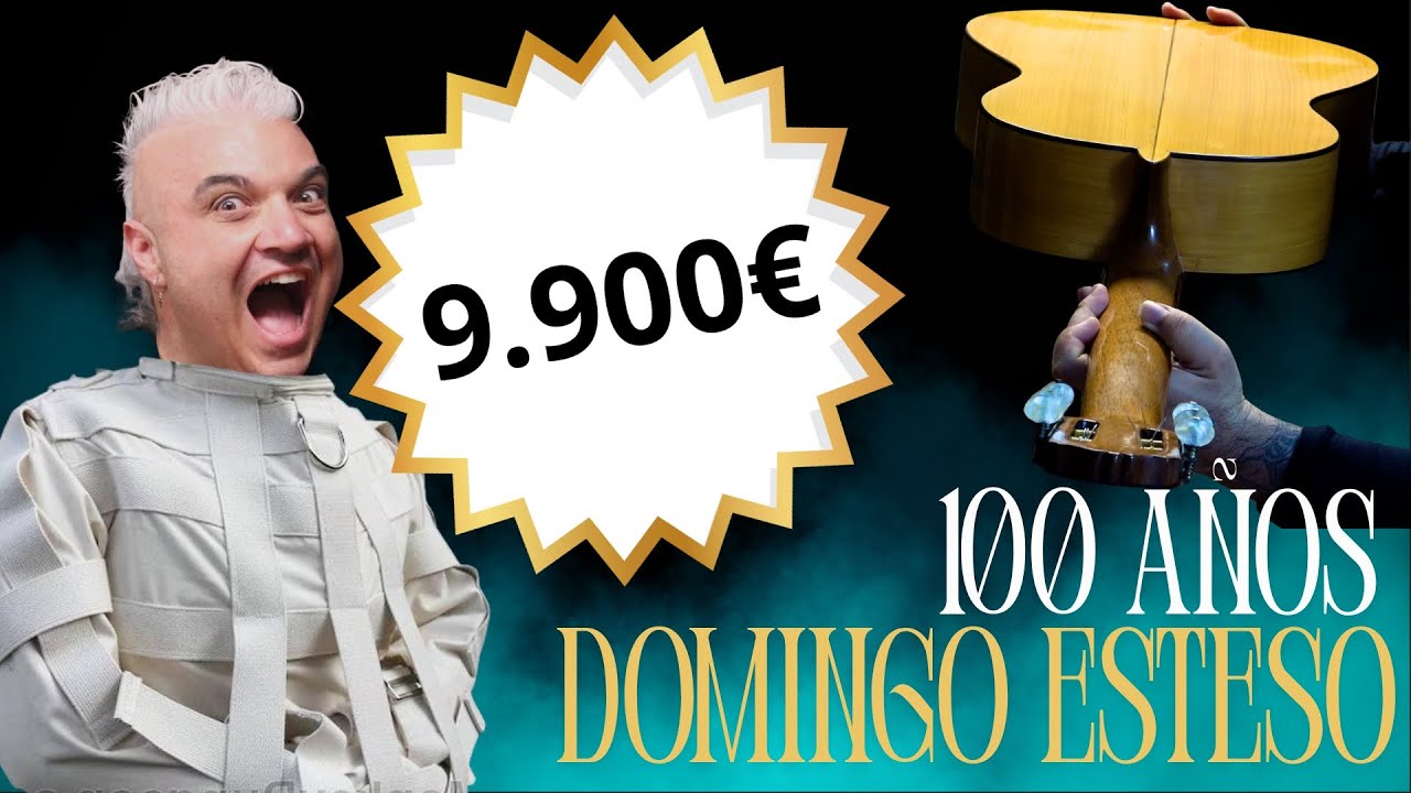 😱Domingo Esteso Guitarra con 100 años del 1926 impresionante el sonido y pulsación!