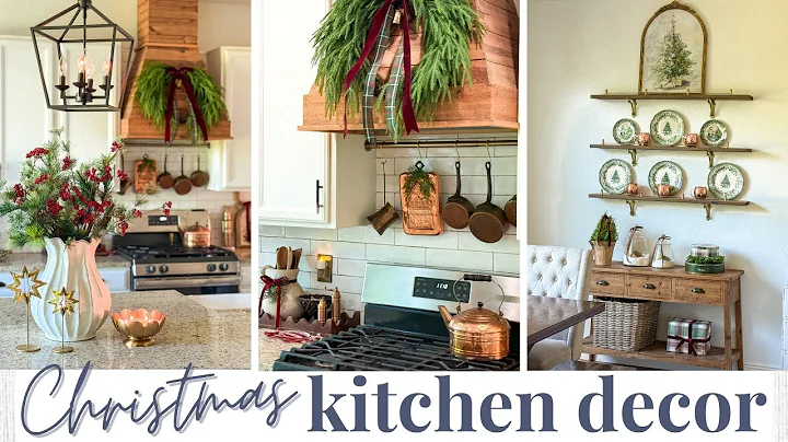 CHRISTMAS DECORATE WITH ME 2025 🎄 Ralph Lauren Christmas Decorating Ideas | Christmas Kitchen Decor