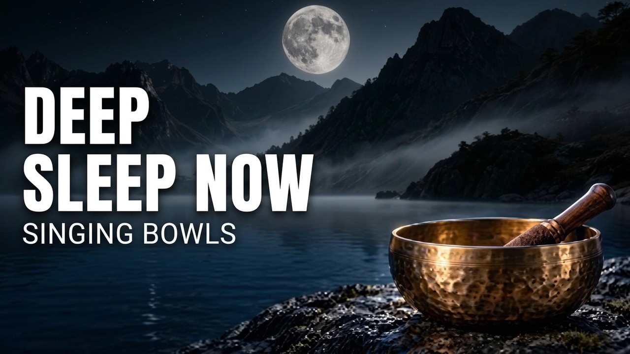 Can’t Sleep? Let Go of Overthinking with 8 Hours of Gentle Singing Bowls