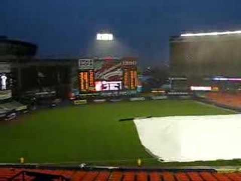 Rain Delay At Shea Stadium May 9, 2008