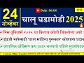 24 Nov 2025 Daily Current Affairs 2025 Current Affairs Today Chalu Ghadamodi 2025 Suhas Bhise