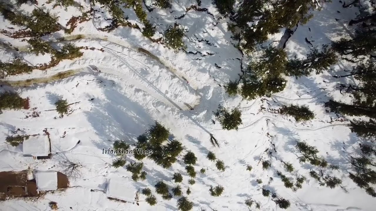 Snowfall In Shangla Top Swat Valley | 2022 | 