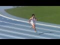 １人だけの100m　2016国体東京予選 男子成年 100m決勝