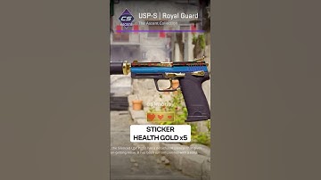 USP-S ROYAL GUARD HEALTH BAR CRAFT  #cs2 #cs2stickers #cs2craft