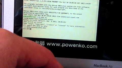 【柯博文老師】Raspberry PI 樹莓派 5-4, GPIO 教學使用 python 來控制
