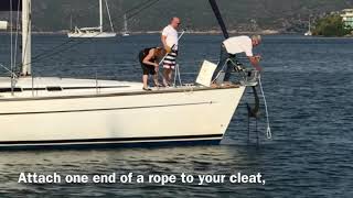 How To Clear A Crossed Anchor - without losing a finger!