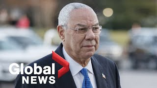 Why was Colin Powell at risk of COVID-19 complications despite being fully vaccinated?