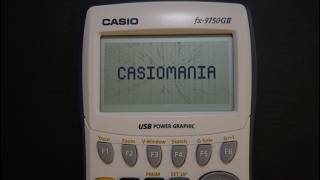 Casiomania - Casio Fx-9860 Graphical Calculator Demo Revision 2026 Wild Compo