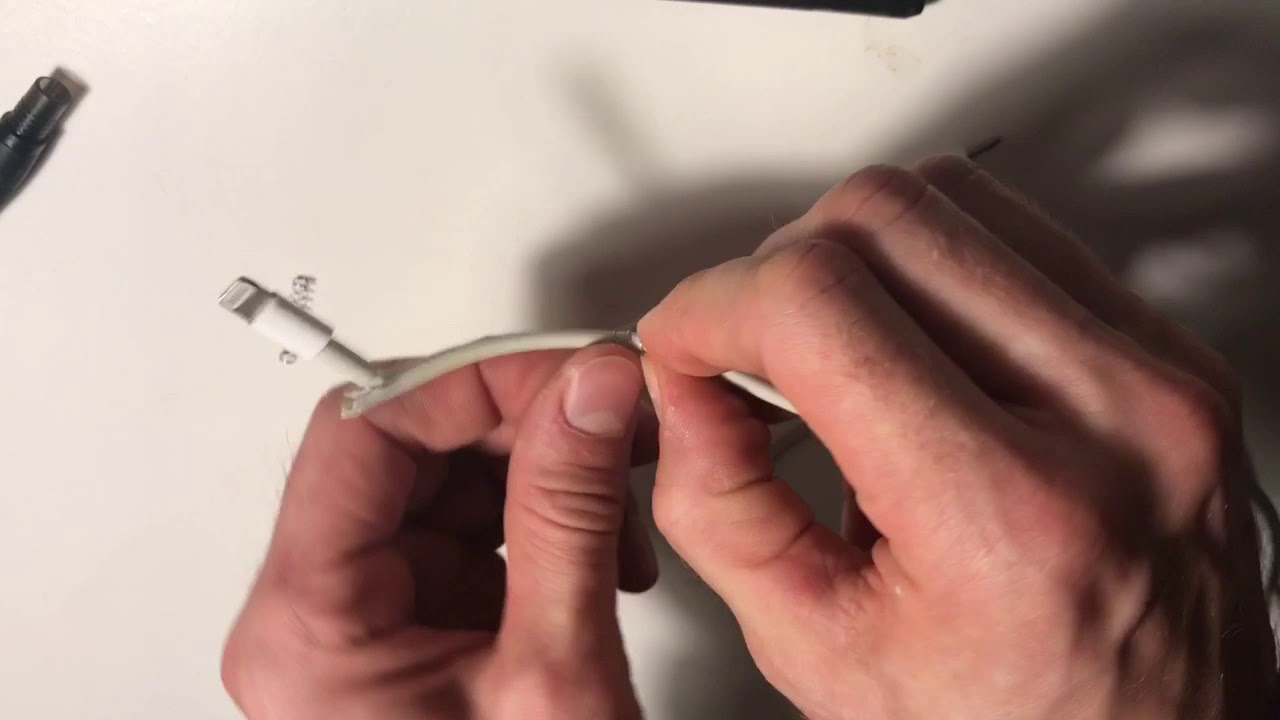 Life Hacks Buster avoiding breaking your iPhone charger cables YouTube