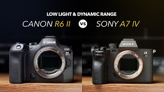 Canon R6 Mark II vs Sony A7 IV - Part 3: Dynamic Range &amp; LOG ISO in Low Light