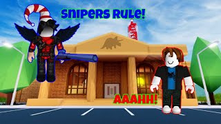 Trolling People With The Sniper in Roblox Jailbreak!