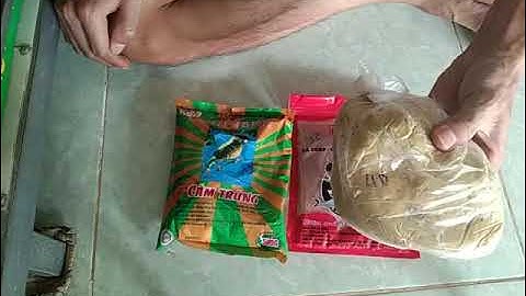 Hướng dẫn bài mồi câu cá mè/ cá trôi cực kỳ hiệu quả.