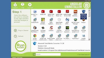 Angular Uninstaller video tutorial