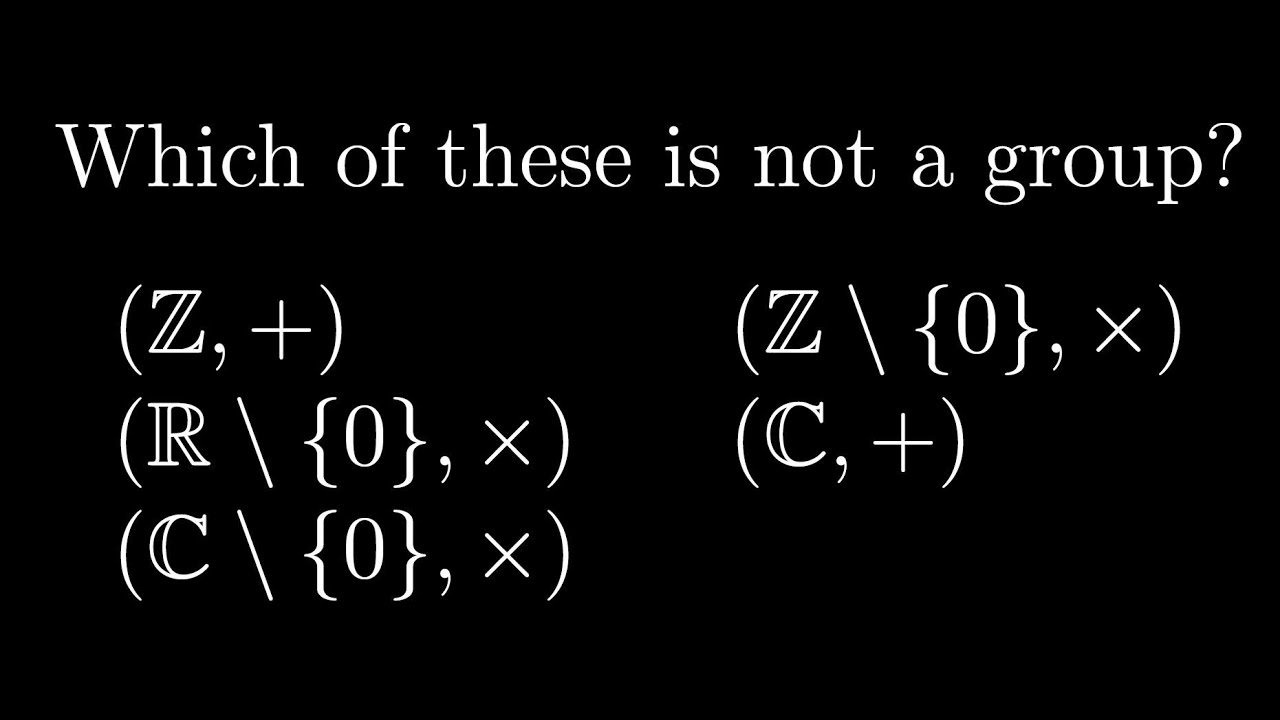 The group imposter gre mathematics subject test youtube