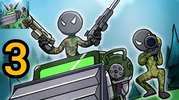 Stickman Fighter : Zombie War Gameplay Walkthrough part 3 - L Game Channel - Android Gameplay