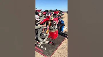 Pit Stop During The Moto Race 