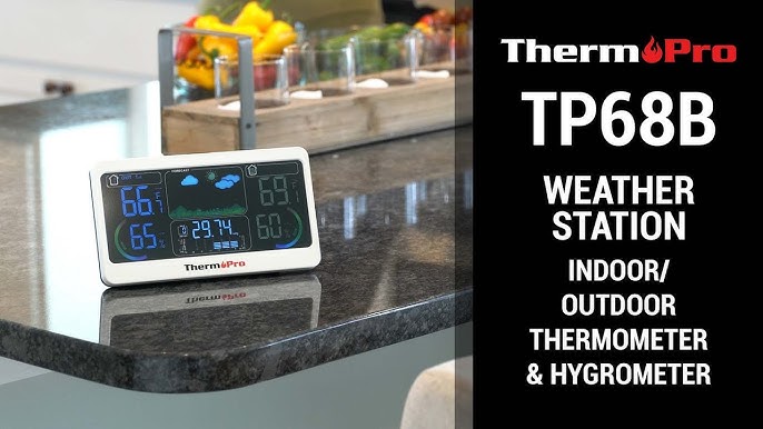 ThermoPro TP280B Wireless Indoor Outdoor Weather Station Thermometer Setup  Video 