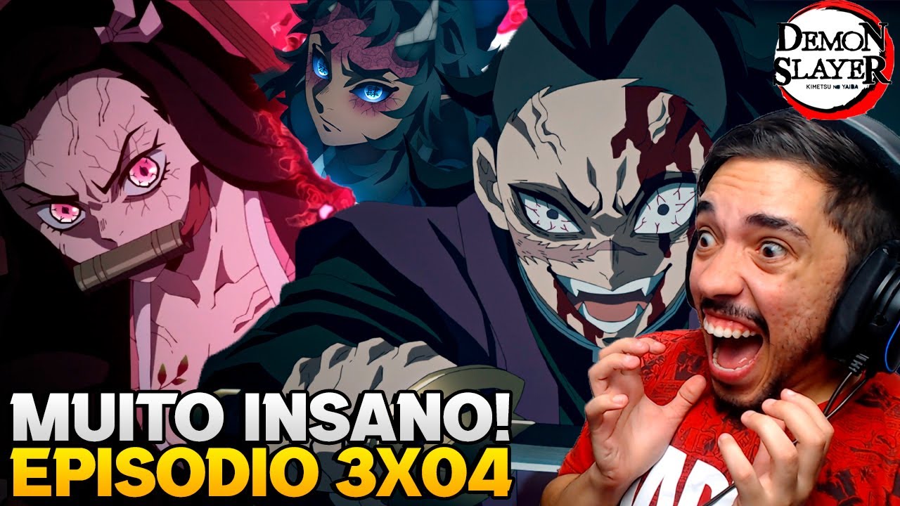 O SACRIFÍCIO DE NEZUKO! TANJIRO VS HANTENGU  DEMON SLAYER Temporada 3  Episódio 11 REACT 