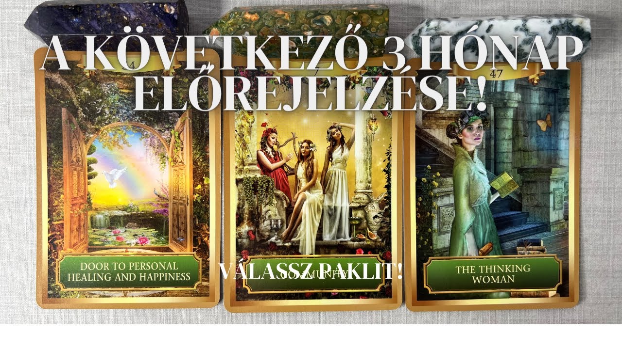 ✨❤️A KÖVETKEZŐ 3 HÓNAP ELŐREJELZÉSE!❤️✨Válassz paklit!