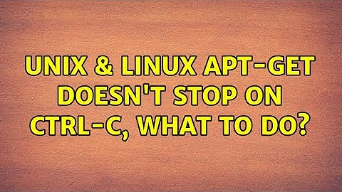 Unix & Linux: apt-get doesn