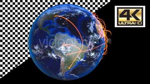 Global Network Connect Motion Graphics