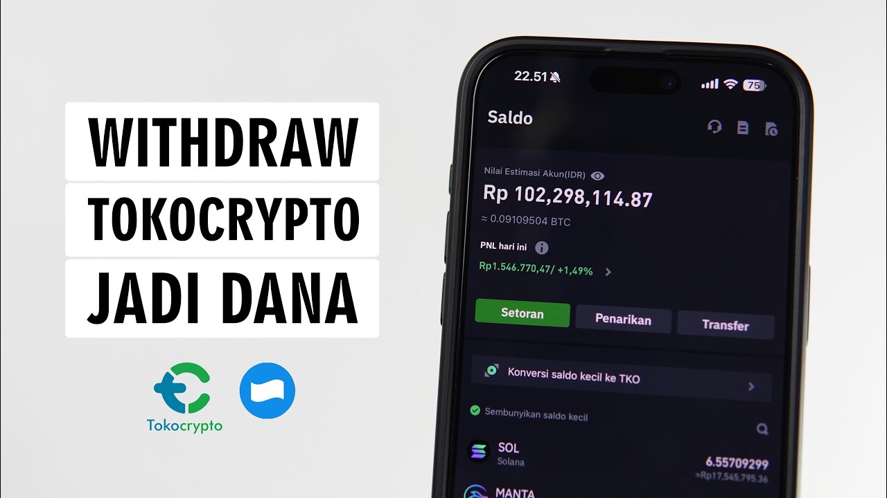 Cara Withdraw Saldo Tokocrypto Ke DANA