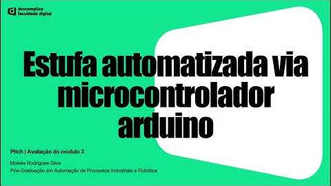 Estufa automatizada via microcontrolador arduino.
