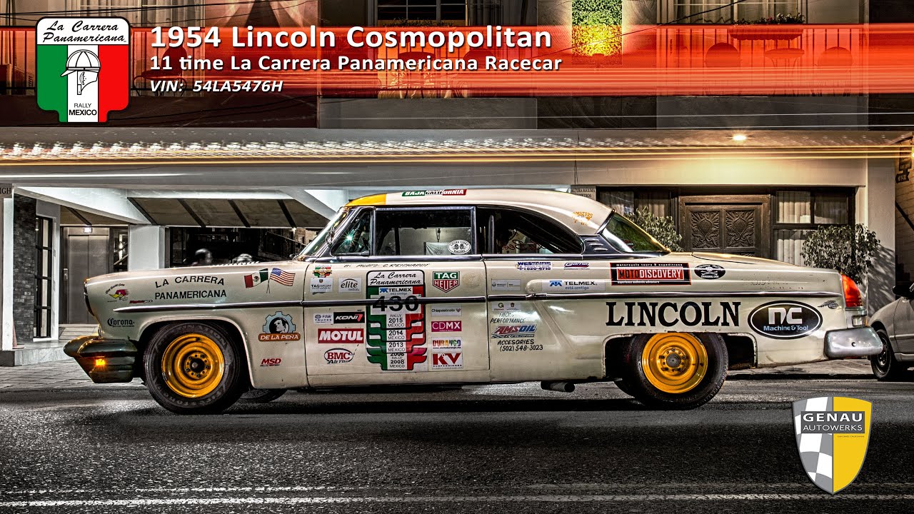 1954 Lincoln - 11 Time La Carrera Panamericana Participant -SOLD