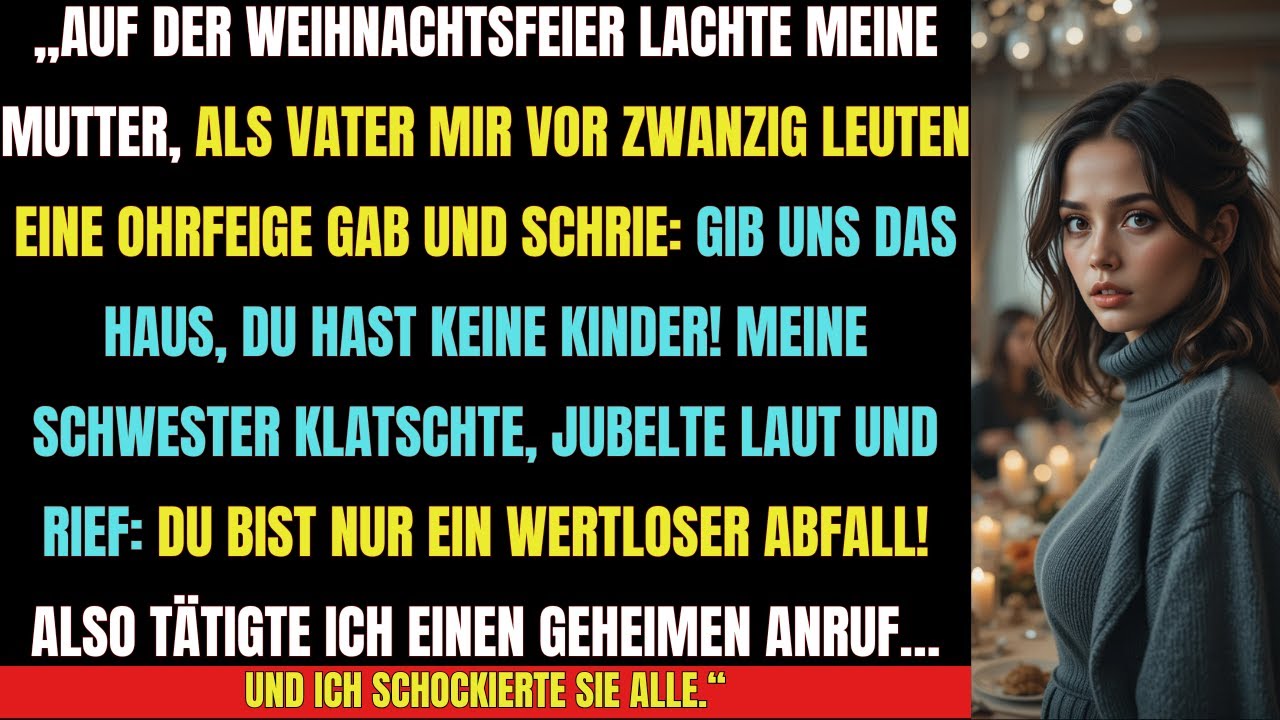 „Sie nannten mich wertlos… bis mein Anruf ihr ganzes Leben zerstörte.“