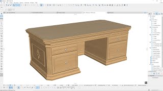 Custom Object Table Classic Archicad 25 With Morph Tool